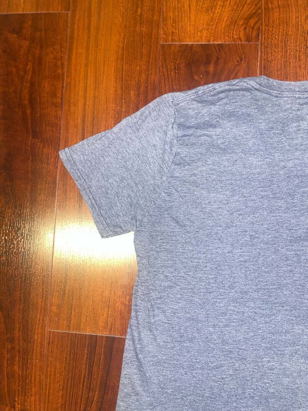 Star Wars The Mandalorian Graphic T-Shirt Grey Blue Heathered Small - Picture 10 of 14
